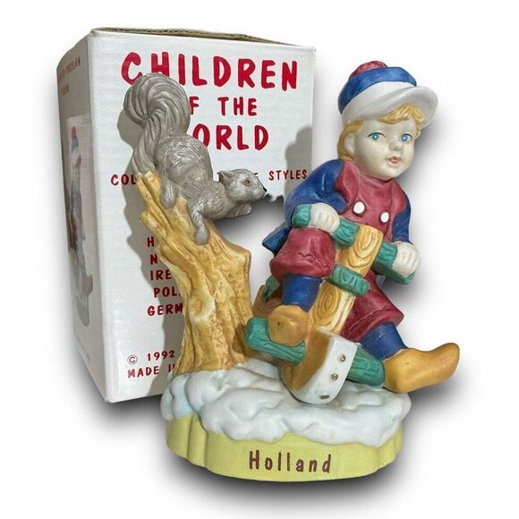 Vintage 1992 RSVP International Inc. Children of the World HOLLAND Figurine Hand - Picture 1 of 5